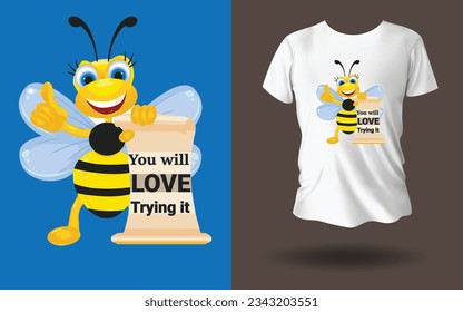 This brand new Bee Friendly T-shirt is the kind of product that catches the eye - and keeps it. This design is a must-have this season. What's best, this product is made with 100% organic cotton.