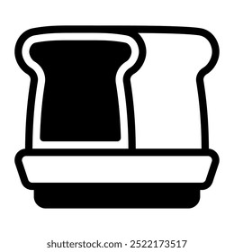 This Bread icon is suitable for food and agriculture, etc.