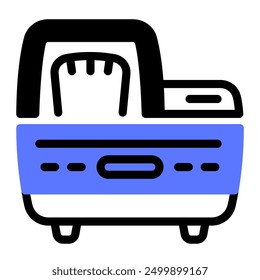 This Bread Maker icon is suitable for kitchen appliance, kitchen, cookware, etc.