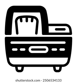 This Bread Maker icon is suitable for kitchen appliance, kitchen, cookware, etc.