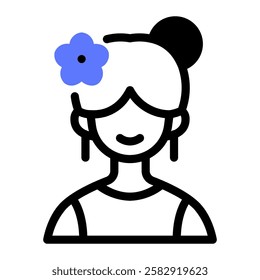 This Bridesmaid icon is suitable for Wedding, Relationship, Valentine, etc