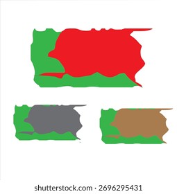 Esta es una página rota y diseño de papel 