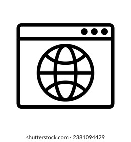 This is the browser icon
icons in outline and pixel perfect style
This is one of the icons from the set of icons with the Development theme