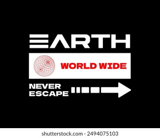 This brutalist design is very suitable for use on t-shirts, jackets, etc. This design contains writing and several objects arranged randomly but pleasing to the eye