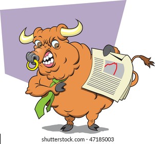 This is a bull broker concerned about a downturn in the market.