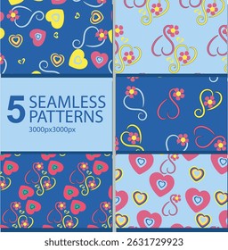 This bundle blends delicate floral with subtle heart motifs and graceful line art, making it ideal for Mother's Day gifts, wedding stationery, birthday packaging, or romantic product branding. 
