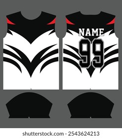 Modelo de design de camisa de esportes de sublimação personalizada, Terno de esporte, desgaste de esportes, uniforme de esporte