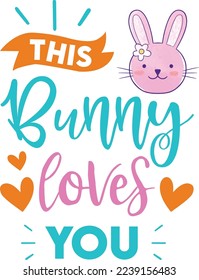 This Bunny Loves You eps File