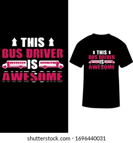Este controlador de bus es un vector de pantalones en T del controlador de bus alucinante.