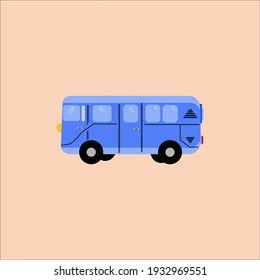This bus is one of the modes of land public transportation that still exists today, whether it is used for illustration design, motion graphics, animation, graphic design,walpapper,background.

