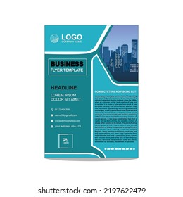 Esta es la plantilla de vector resumen de negocios. Diseño de folletos, diseño moderno de portada, informe anual, afiche, volante en A4 con triángulos coloridos, formas geométricas para tecnología, ciencia, mercado con retroceso luminoso