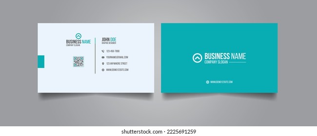 This business card design template is elegant, modern, and luxurious