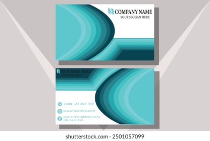 "This business card in sky blue exudes a calming, professional vibe. The light, elegant hue symbolizes trust and clarity, ensuring your contact details make a polished and memorable impression." Bye  