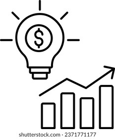 Das ist Business Kreativity Wachstum Linie Vector Icon leicht modifiziert mit gefüllt und trendigen Farben Kombination, finden Sie Darstellungen von essenziellen Symbolkonzepten.

