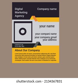 this is a business flyer vector file