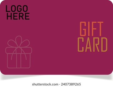 This Is Business Gift Card Design 
