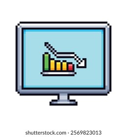 this is a business icon in pixel art with colorful color,this item good for presentations,stickers, icons, t shirt design,game asset,logo and project.