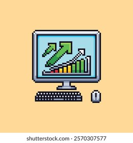 this is a business icon in pixel art with colorful color,this item good for presentations,stickers, icons, t shirt design,game asset,logo and project.