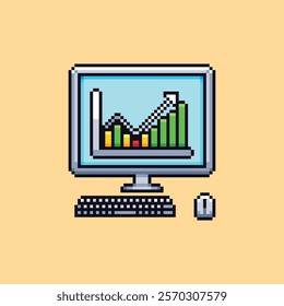 this is a business icon in pixel art with colorful color,this item good for presentations,stickers, icons, t shirt design,game asset,logo and project.