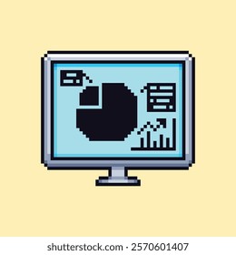 this is a business icon in pixel art with colorful color,this item good for presentations,stickers, icons, t shirt design,game asset,logo and project.