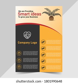 Das ist Business-Idee-Flyer