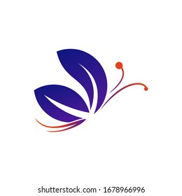 Das ist ein Schmetterling. Logo-Vorlage