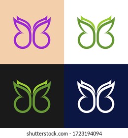 Dies ist eine Schmetterlinglogo-Vorlage