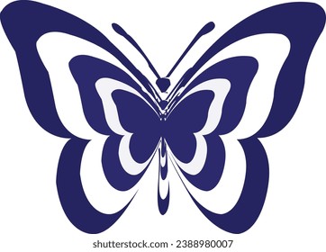 This is a butterfly  vector design