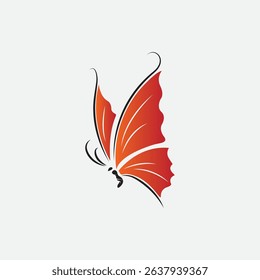 This butterfly-themed logo symbolizes transformation, beauty, and freedom. With elegant wings and vibrant colors, it represents growth, creativity, and a graceful journey toward new beginnings and end