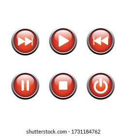 This button design can be used in applications, websites, interactive multimedia, etc.