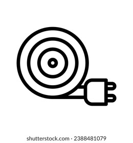 este es un icono de cable
icono con estilo de contorno y píxel perfecto
este es uno de los iconos de los conjuntos de iconos con el tema de la electricidad