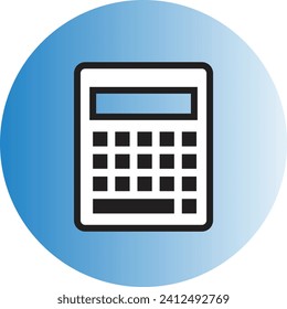 this is calculator icon design vector