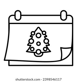 This Calendar icon is suitable for The Birth of Jesus or Christmas, Religion, Christian, etc.