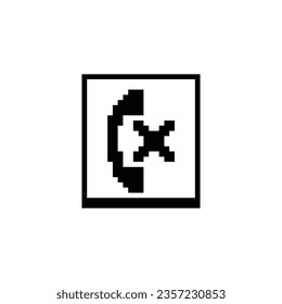 this is call icon in pixel art with black color and white background ,this item good for presentations,stickers, icons, t shirt design,game asset,logo and your project.