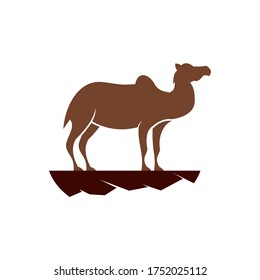 This is a camel logo template