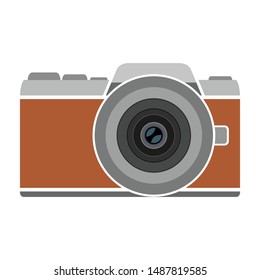 This camera symbol vector image is suitable to be used as a logo or application button or website.