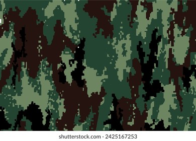 this is camouflage pixels army