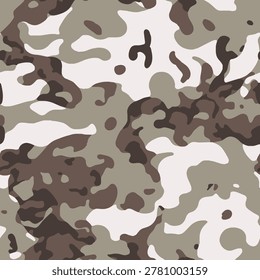 This camouflage seamless pattern design is perfect for textile printing, fabric design, and digital backgrounds. Fully tillable and repeat-ready.
