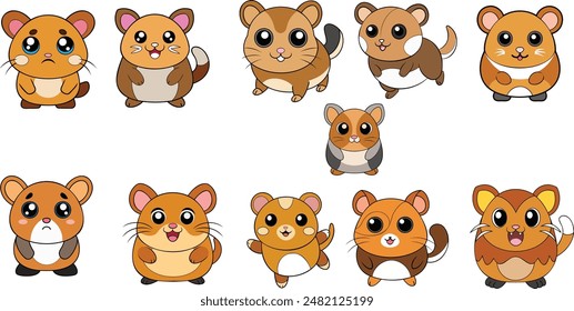 This is a Campbell Dwarf Hamster design ,animal vector design with eps format 