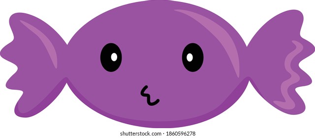 This candy tastes sweet like grapes. I like it