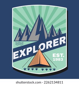 This captivating "Explorer" logo is perfect for travel and adventure companies looking to convey the spirit of exploration and discovery. 