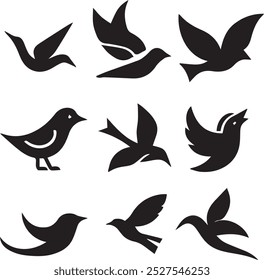 Esta cautivadora Ilustración vectorial presenta una silueta de un pájaro en vuelo bellamente elaborada. Perfecto para diseños de temática natural, las líneas elegantes y el estilo minimalista lo hacen adecuado para el registro