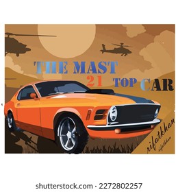 THIS CAR MAKE FOR RKSTAR AND IHIS DESIGN IS T-SHIRT DESIGN .