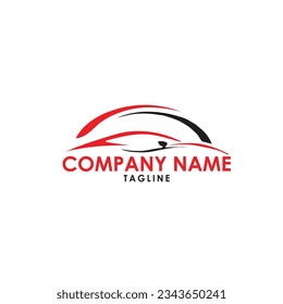 Este es el diseño del logotipo de carreras de coches