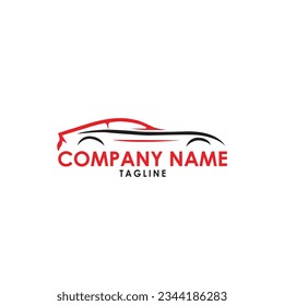 Este es el diseño del logotipo de carreras de coches