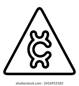 This Carcinogen icon is suitable for Cancer, World Cancer Day, disease, cancer survivor etc.
