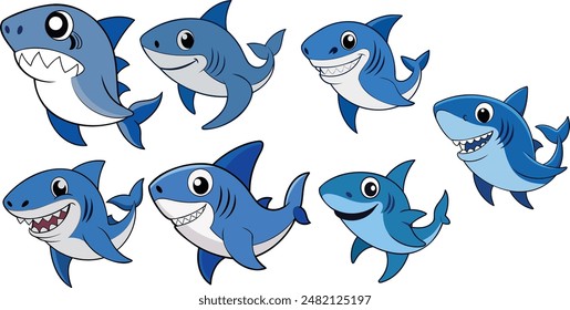 This is a Caribbean Reef Shark design ,animal vector design  with eps format 