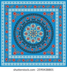 This carpet features traditional Uzbek Turkic patterns, with vibrant colors and intricate geometric and floral motifs, reflecting the rich cultural heritage and craftsmanship of Uzbekistan. 