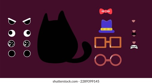 This cartoon cat accessories kit is the perfect gift for any cat lover