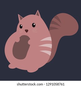 This cartoon cat is full of love and possibilities for your designs! Greeting cards or announcements are better with a buddy. Comes with a modifiable document for you to personalize.